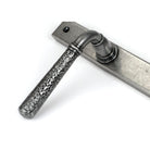 Pewter Hammered Newbury Slimline Espag. Lock Set | From The Anvil - Espagnolette - From The Anvil - Yester Home