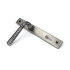 Pewter Hammered Newbury Slimline Espag. Lock Set | From The Anvil-Espagnolette-Yester Home