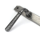 Pewter Hammered Newbury Slimline Espag. Lock Set | From The Anvil-Espagnolette-Yester Home