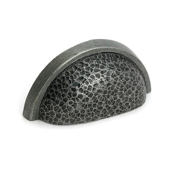 Pewter Hammered Regency Drawer Pull - Drawer Pulls - From The Anvil - Yester Home