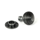 Pewter Heavy Beehive Mortice/Rim Knob Set | From The Anvil - Mortice Knobs - From The Anvil - Yester Home
