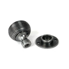 Pewter Heavy Beehive Mortice/Rim Knob Set | From The Anvil-Mortice Knobs-Yester Home