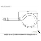 Pewter Hook Curtain Finial (Pair) | From The Anvil-Finials-Yester Home
