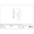 Pewter Hook Plate | From The Anvil-Staple Pins & Plates-Yester Home