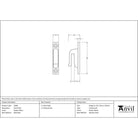 Pewter Hook Plate | From The Anvil - Staple Pins & Plates - From The Anvil - Yester Home