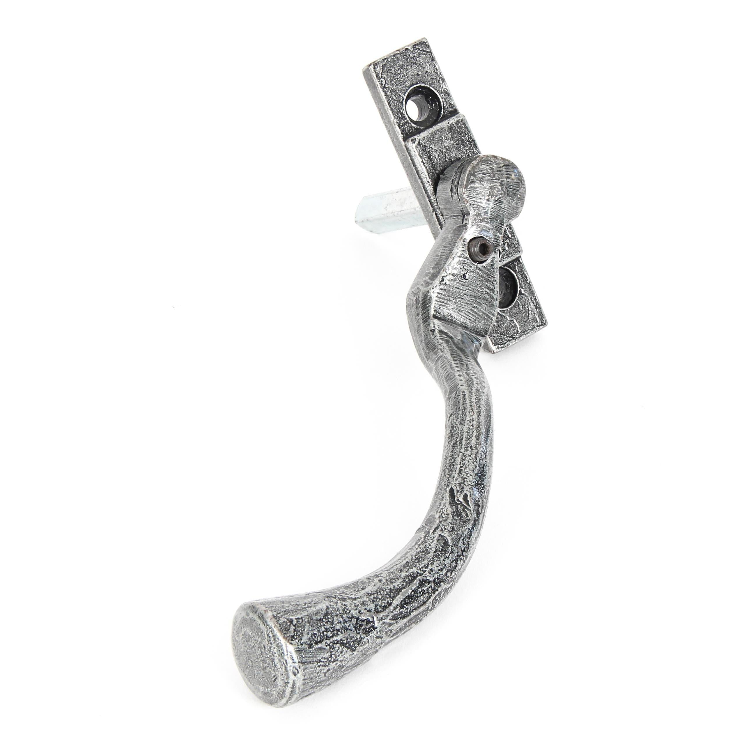 Pewter Large 16mm Peardrop Espag - LH | From The Anvil - Espag. Fasteners - From The Anvil - Yester Home