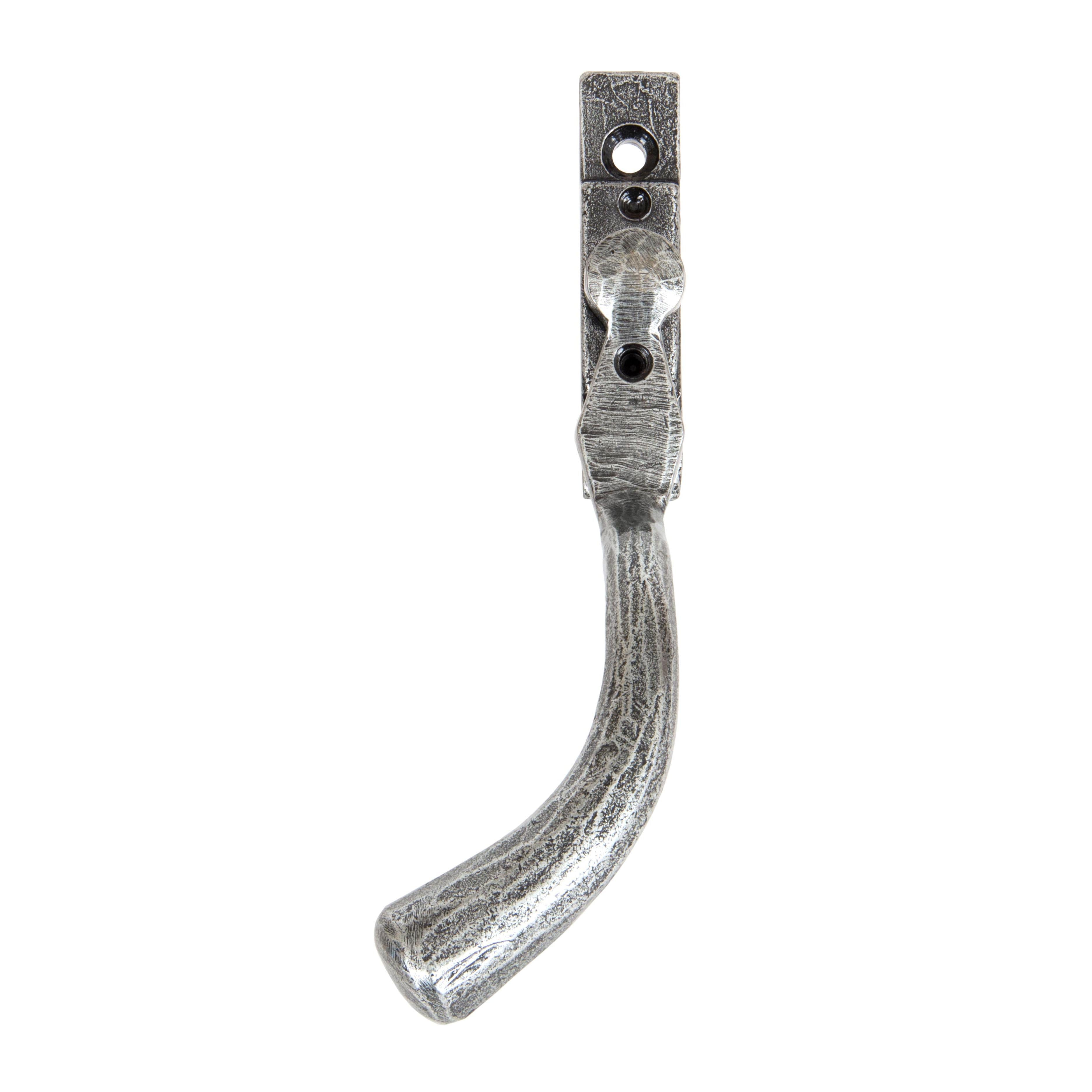 Pewter Large 16mm Peardrop Espag - LH | From The Anvil - Espag. Fasteners - From The Anvil - Yester Home