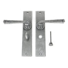 Pewter Large Avon Lever Bathroom Set | From The Anvil-Lever Bathroom-Yester Home