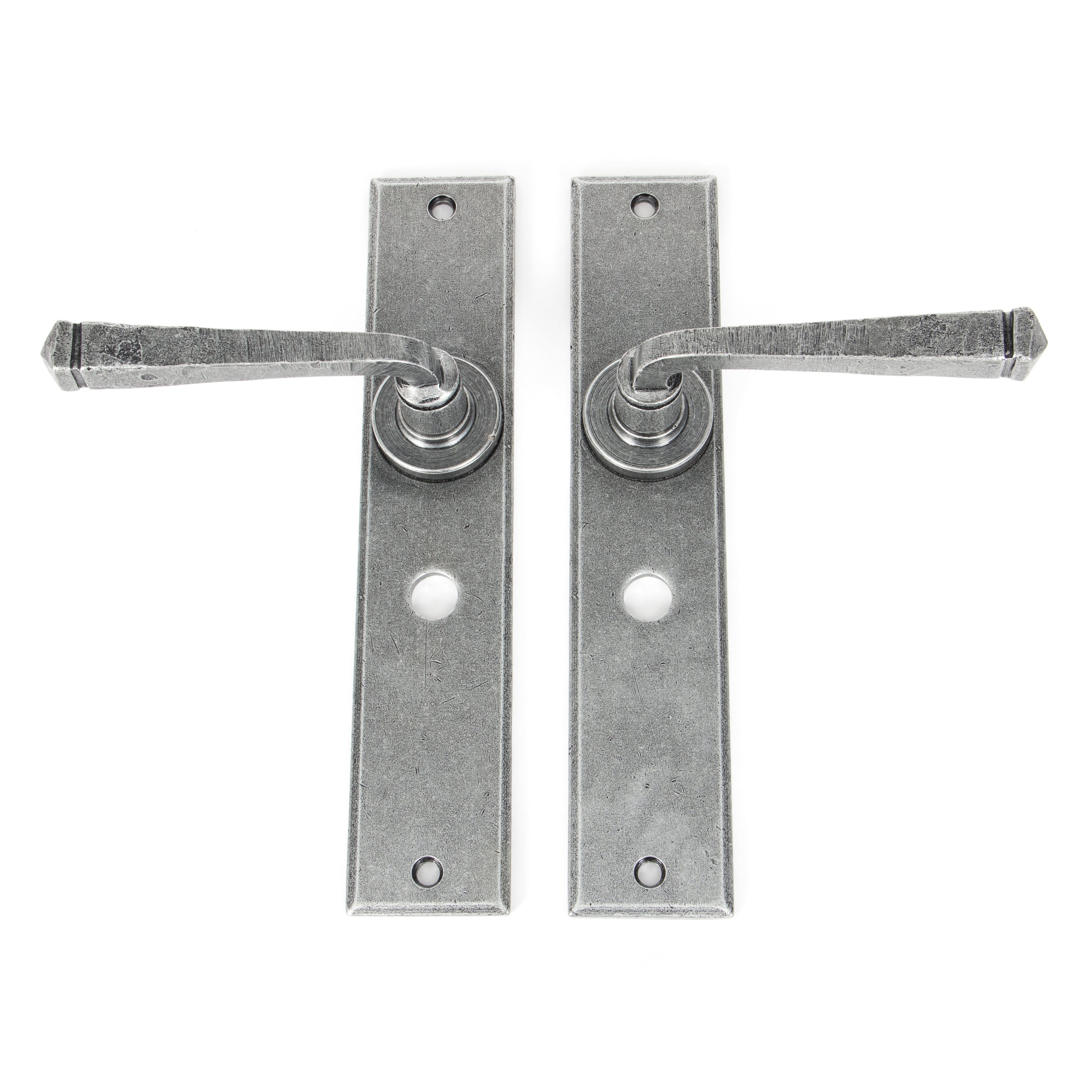Pewter Large Avon Lever Bathroom Set | From The Anvil-Lever Bathroom-Yester Home