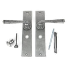 Pewter Large Avon Lever Bathroom Set | From The Anvil-Lever Bathroom-Yester Home