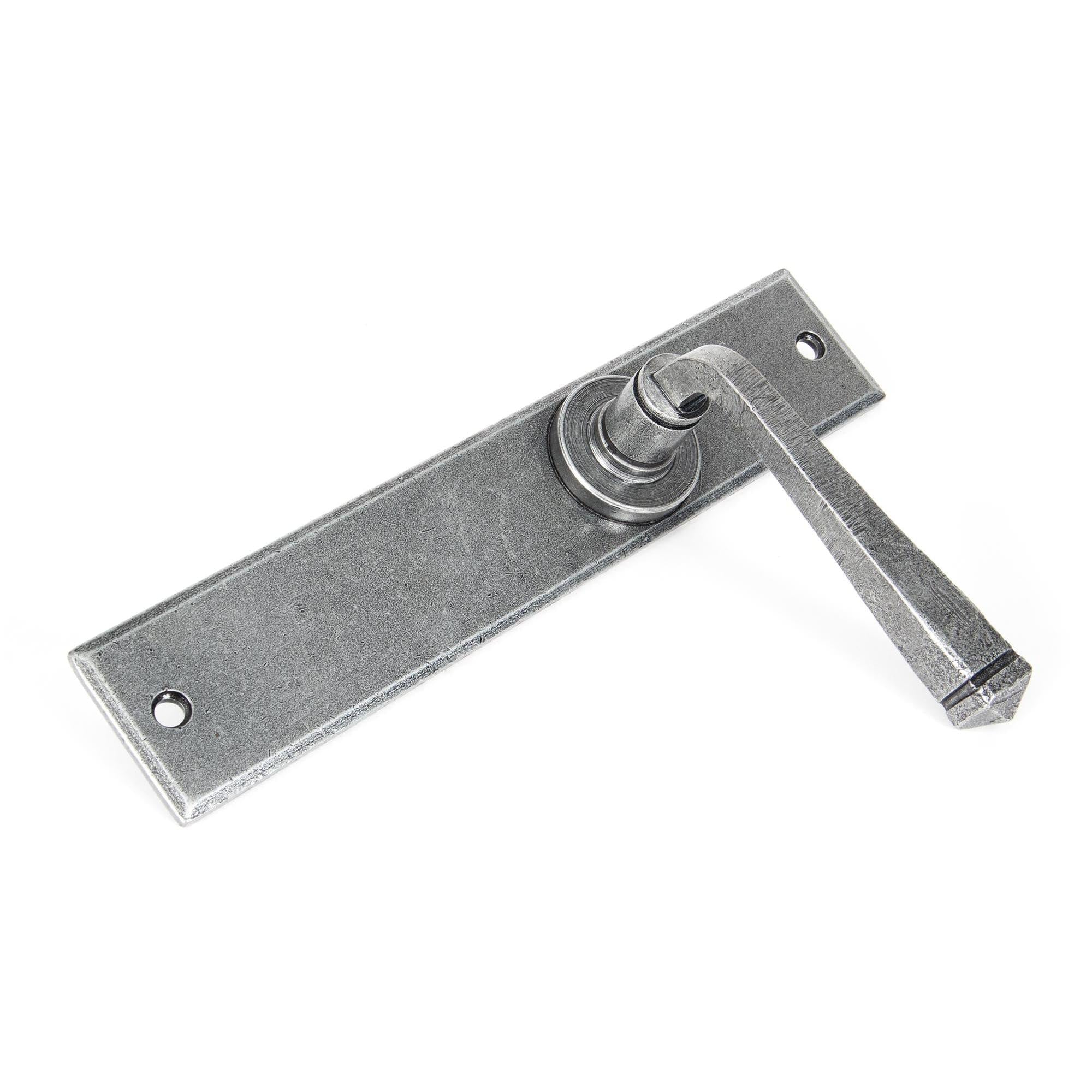 Pewter Large Avon Lever Latch Set | From The Anvil - Lever Latch - From The Anvil - Yester Home