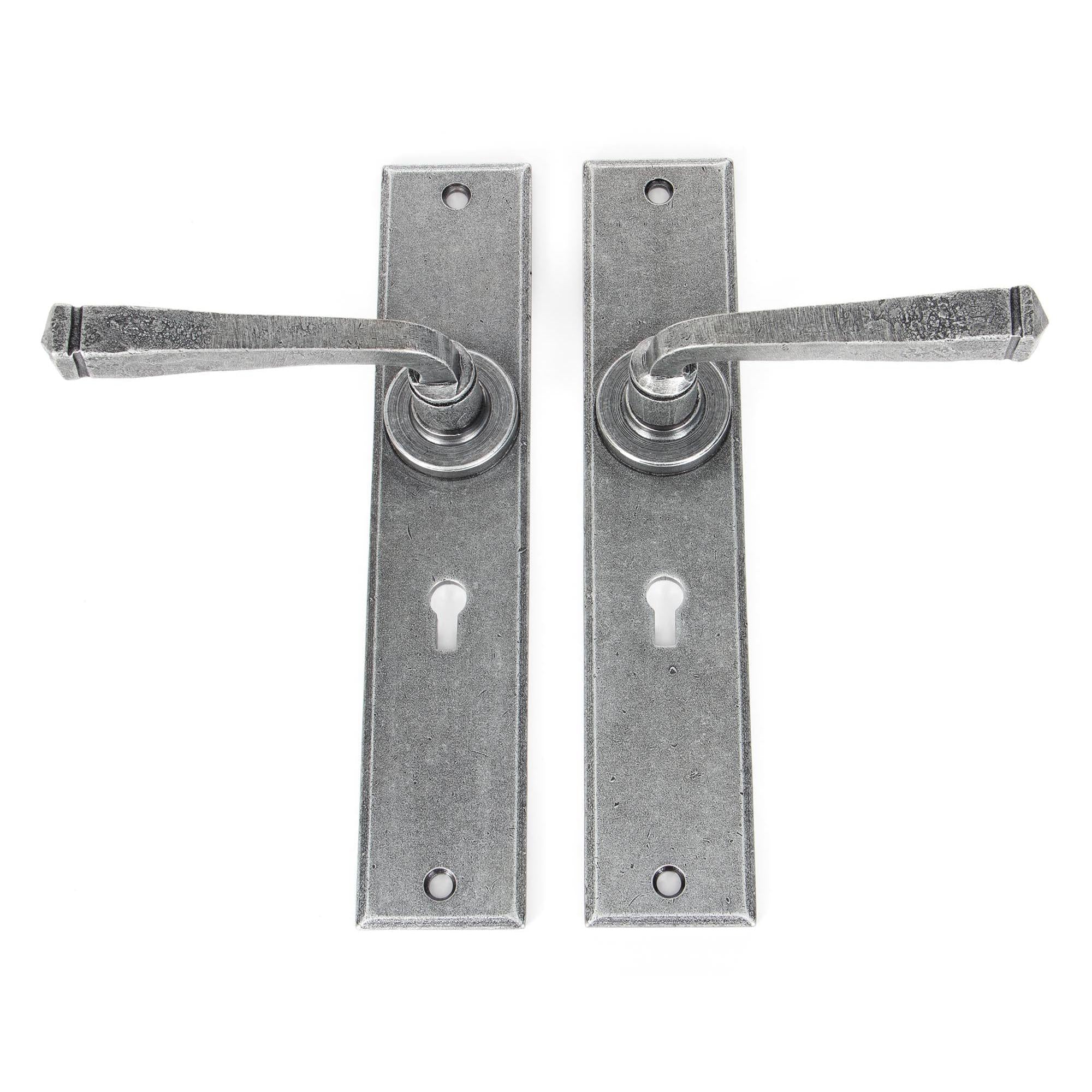 Pewter Large Avon Lever Lock Set | From The Anvil - Lever Lock - From The Anvil - Yester Home