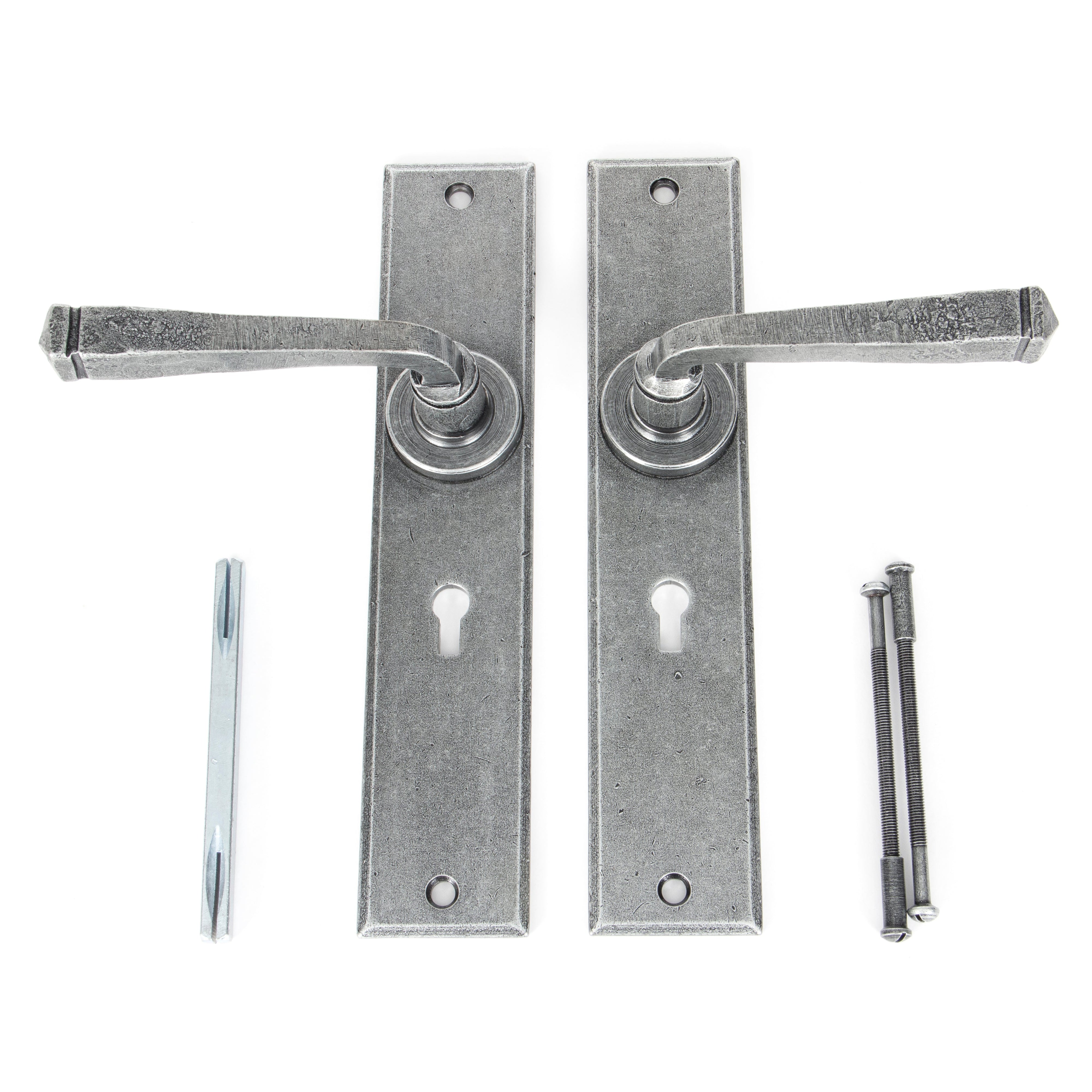 Pewter Large Avon Lever Lock Set | From The Anvil-Lever Lock-Yester Home