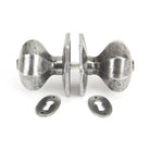 Pewter Large Octagonal Mortice/Rim Knob Set | From The Anvil - Mortice Knobs - From The Anvil - Yester Home