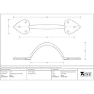 Pewter Large Shropshire Pull Handle | From The Anvil-D Handles-Yester Home