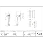 Pewter Locking Avon Fastener | From The Anvil-Locking Fasteners-Yester Home