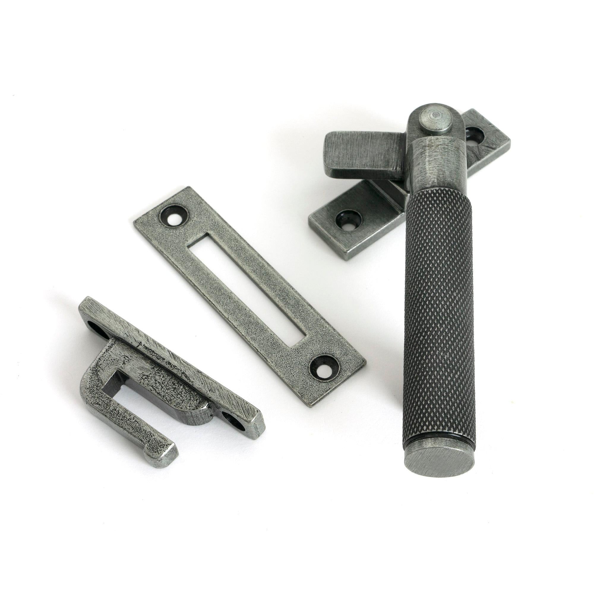Pewter Locking Brompton Fastener - RH - Locking Fasteners - From The Anvil - Yester Home
