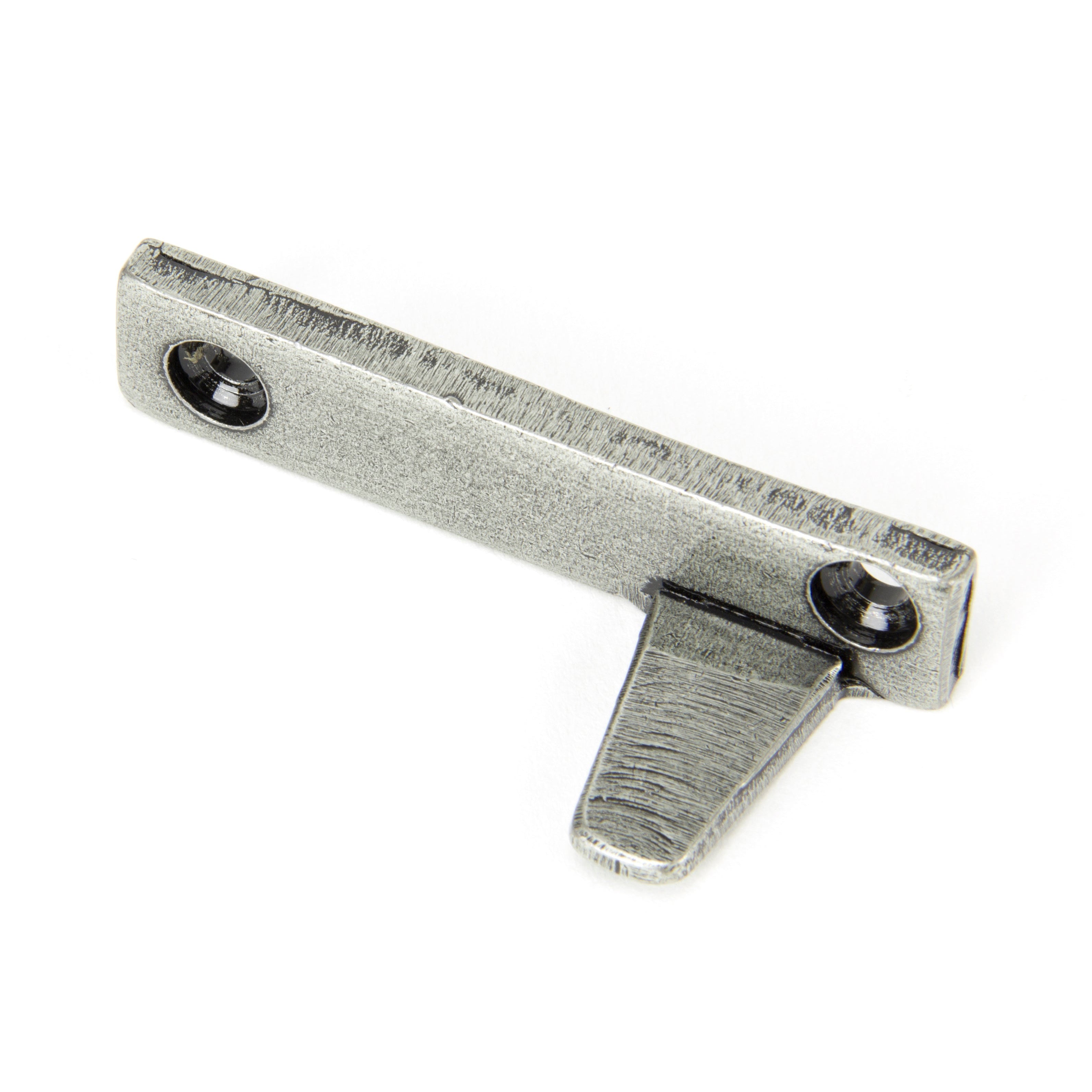 Pewter Locking Night-Vent Monkeytail Fastener - LH | From The Anvil-Night-Vent Fasteners-Yester Home