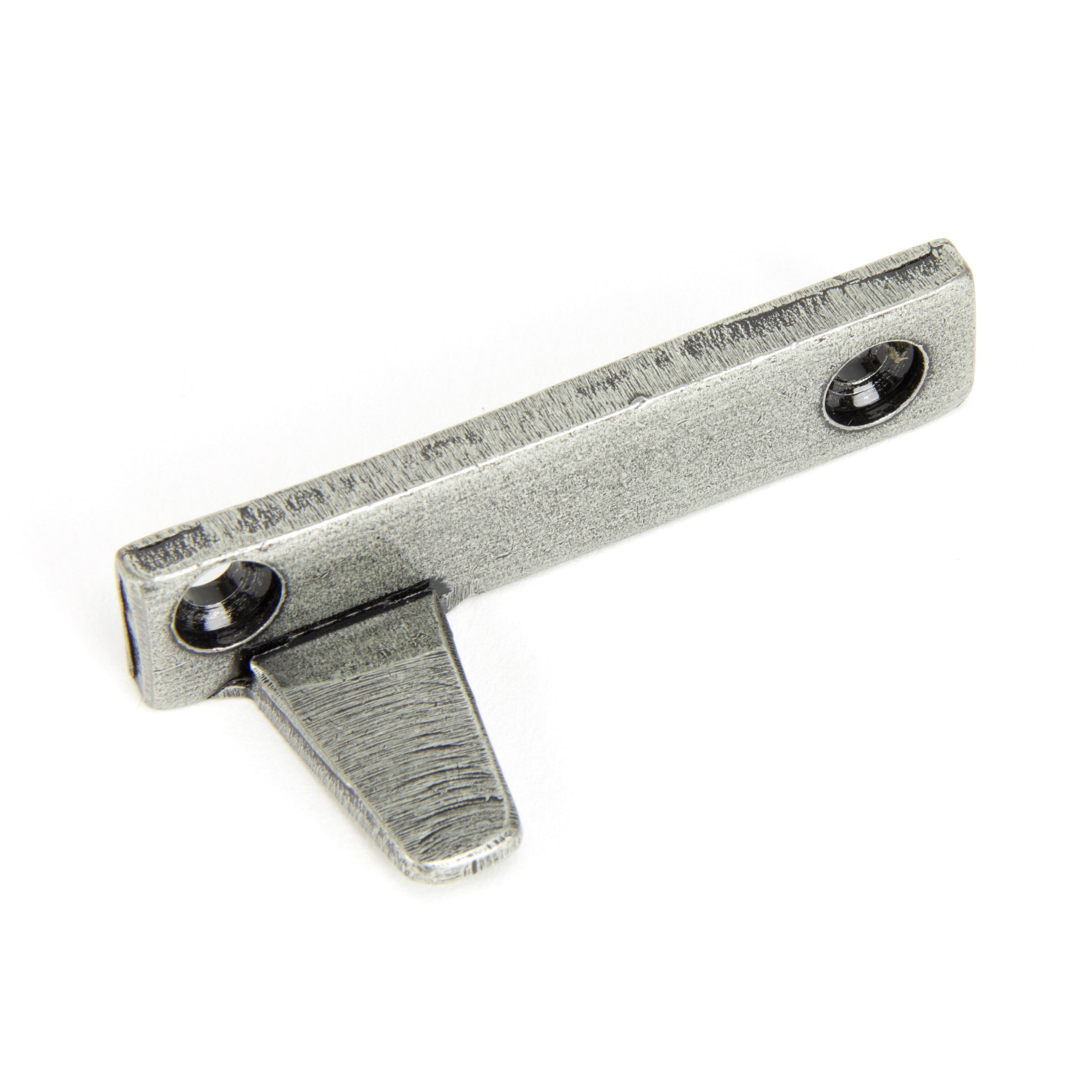 Pewter Locking Night-Vent Monkeytail Fastener - RH | From The Anvil-Night-Vent Fasteners-Yester Home
