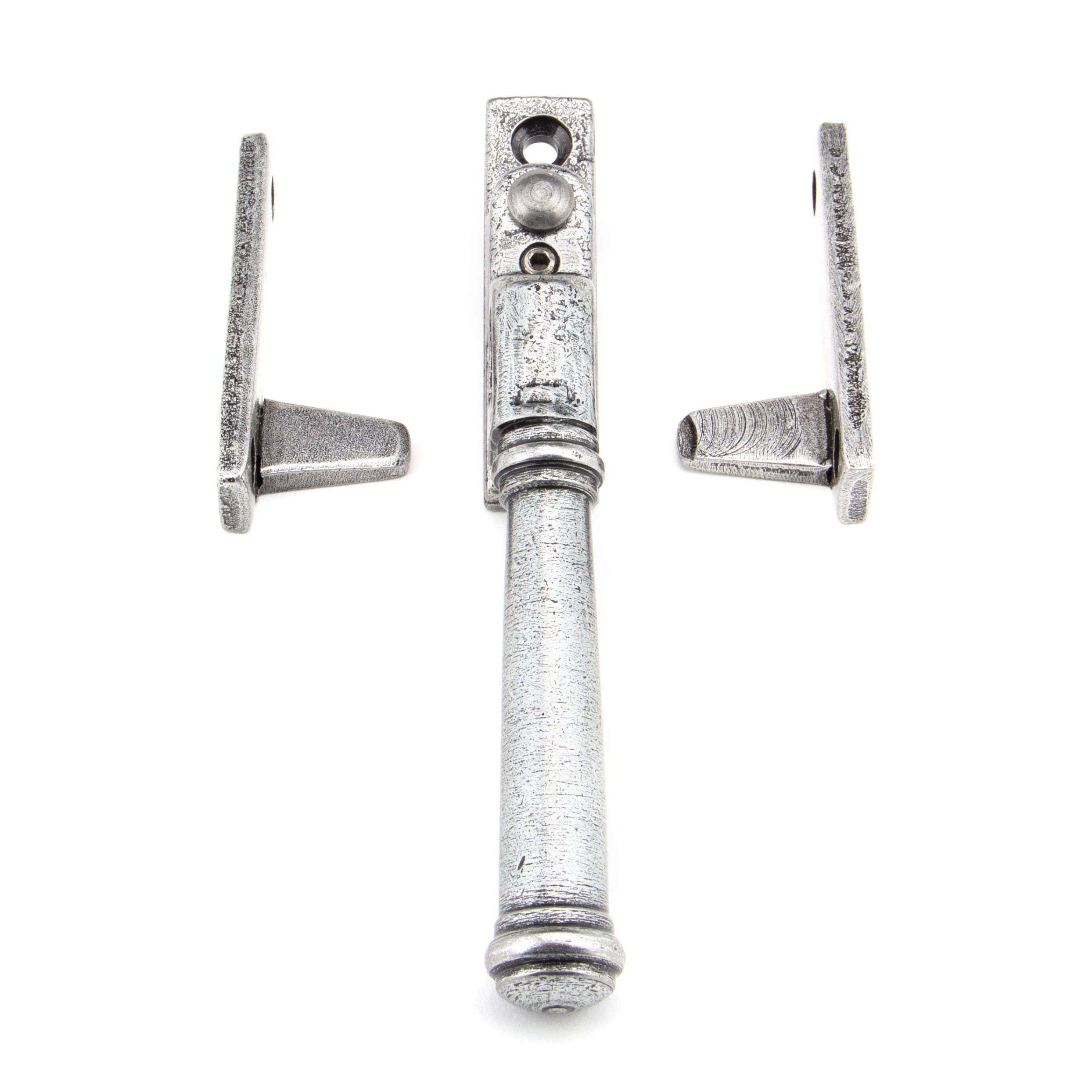Pewter Locking Night-Vent Regency Fastener | From The Anvil-Night-Vent Fasteners-Yester Home