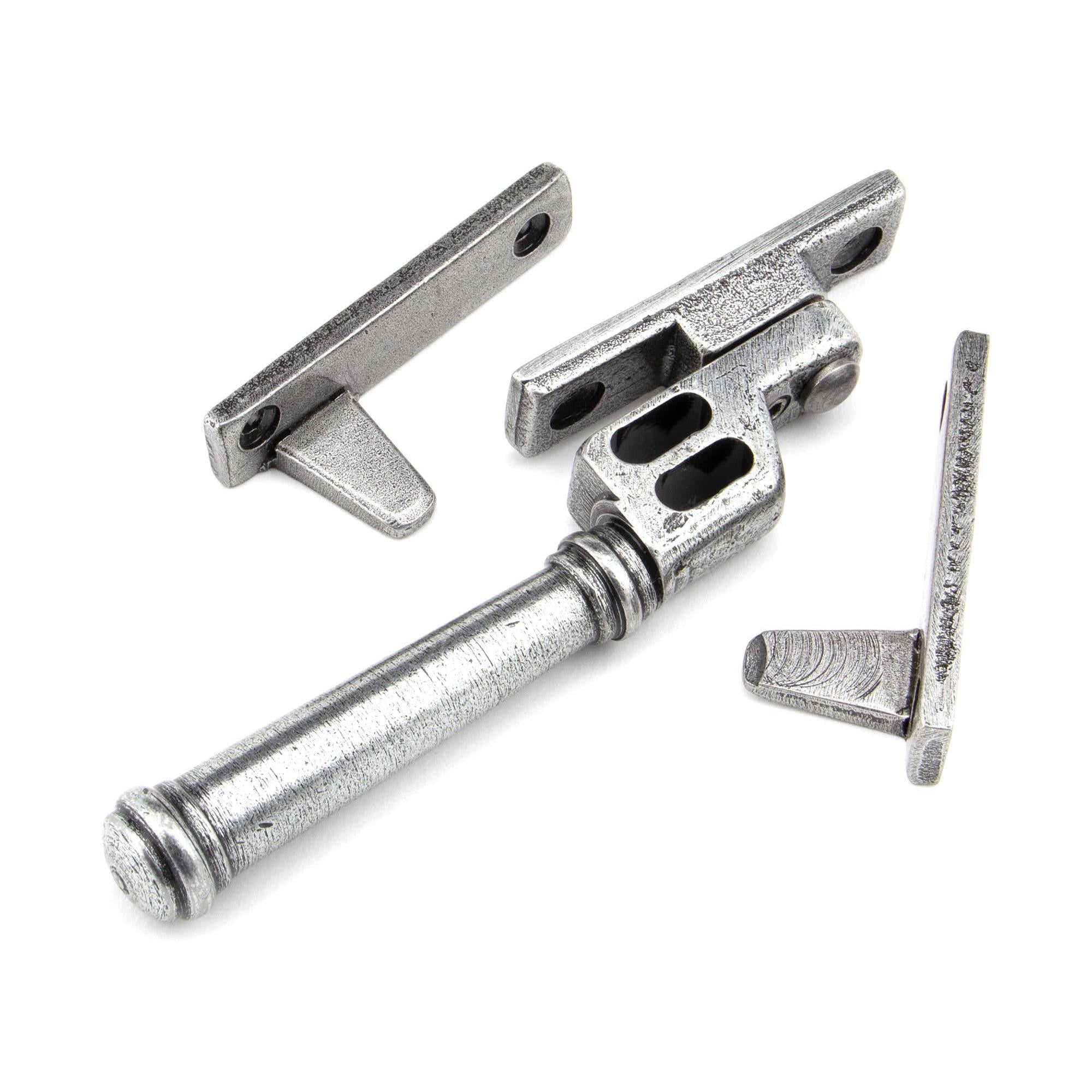 Pewter Locking Night-Vent Regency Fastener | From The Anvil - Night-Vent Fasteners - From The Anvil - Yester Home