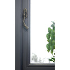 Pewter Locking Peardrop Espag - RH | From The Anvil-Espag. Fasteners-Yester Home