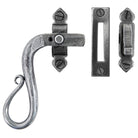Pewter Locking Shepherd's Crook Fastener - LH | From The Anvil - Locking Fasteners - From The Anvil - Yester Home