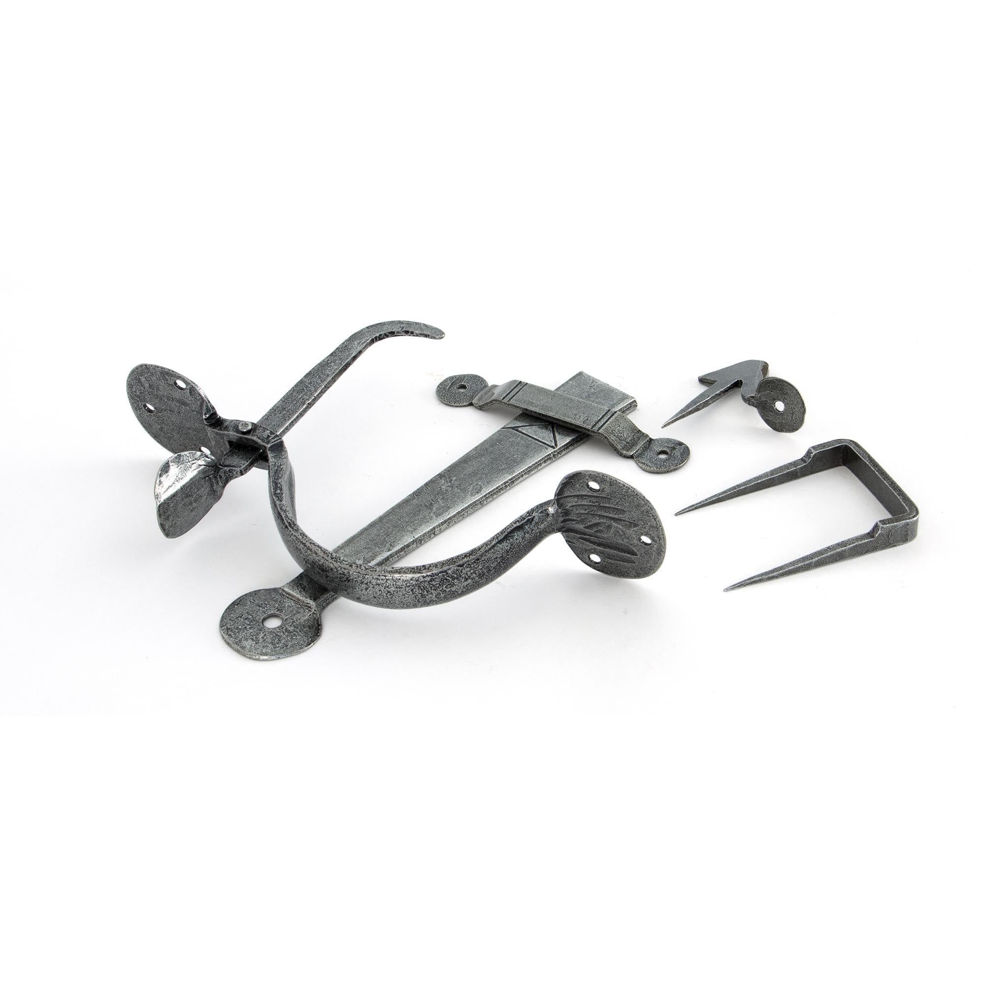Pewter Medium Bean Thumblatch | From The Anvil - Thumblatches - From The Anvil - Yester Home
