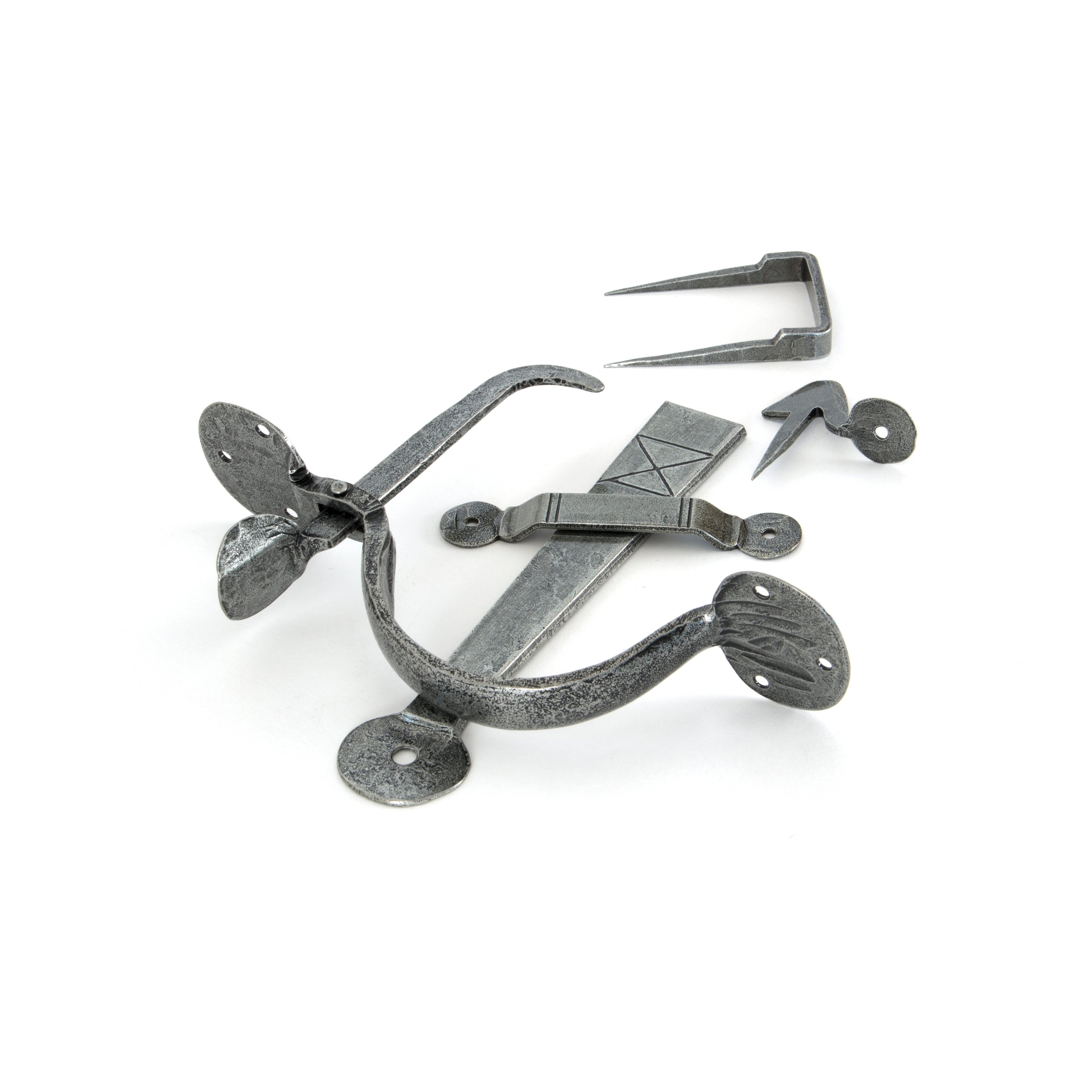 Pewter Medium Bean Thumblatch | From The Anvil-Thumblatches-Yester Home