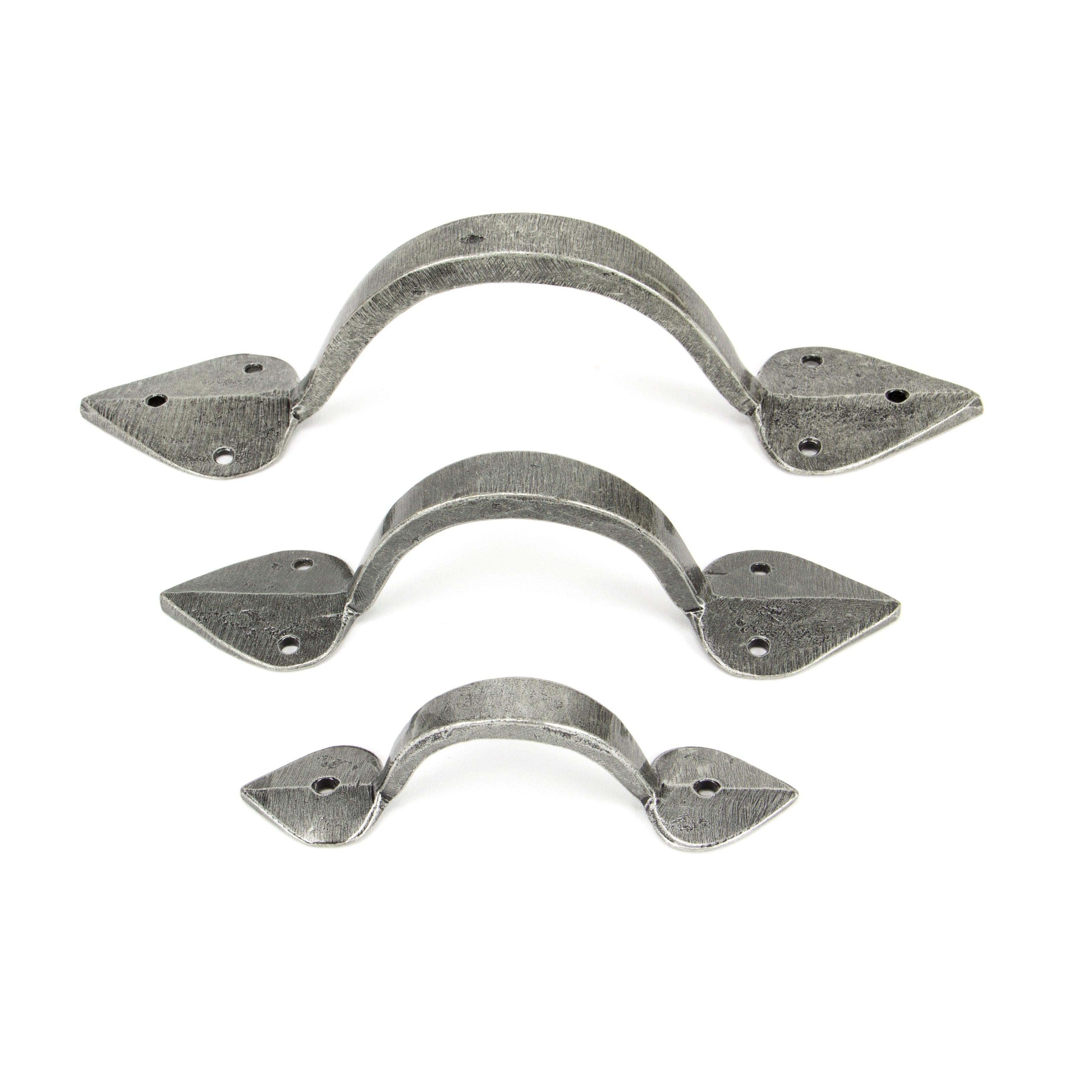 Pewter Medium Shropshire Pull Handle | From The Anvil-D Handles-Yester Home