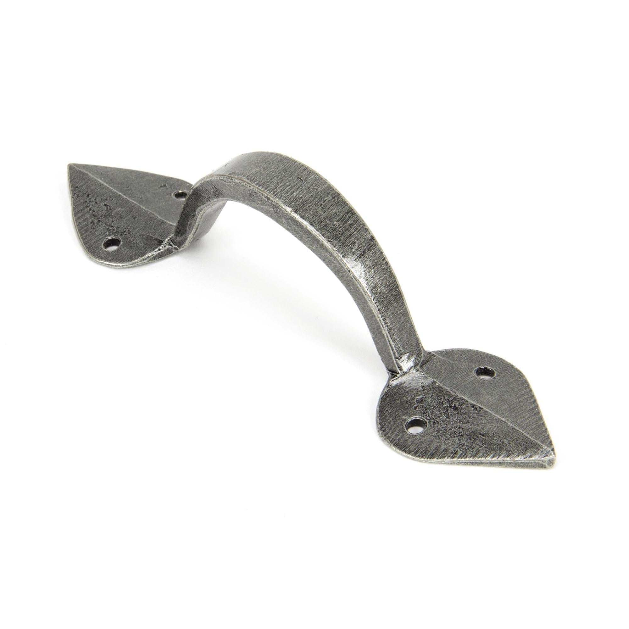 Pewter Medium Shropshire Pull Handle | From The Anvil - D Handles - From The Anvil - Yester Home