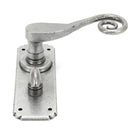 Pewter Monkeytail Lever Bathroom Set | From The Anvil - Lever Bathroom - From The Anvil - Yester Home