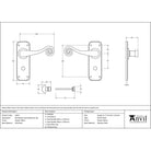 Pewter Monkeytail Lever Bathroom Set | From The Anvil - Lever Bathroom - From The Anvil - Yester Home