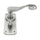 Pewter Monkeytail Lever Bathroom Set | From The Anvil-Lever Bathroom-Yester Home