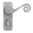 Pewter Monkeytail Lever Bathroom Set | From The Anvil - Lever Bathroom - From The Anvil - Yester Home