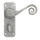 Pewter Monkeytail Lever Bathroom Set | From The Anvil-Lever Bathroom-Yester Home