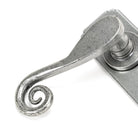 Pewter Monkeytail Lever Euro Lock Set | From The Anvil - Lever Euro - From The Anvil - Yester Home