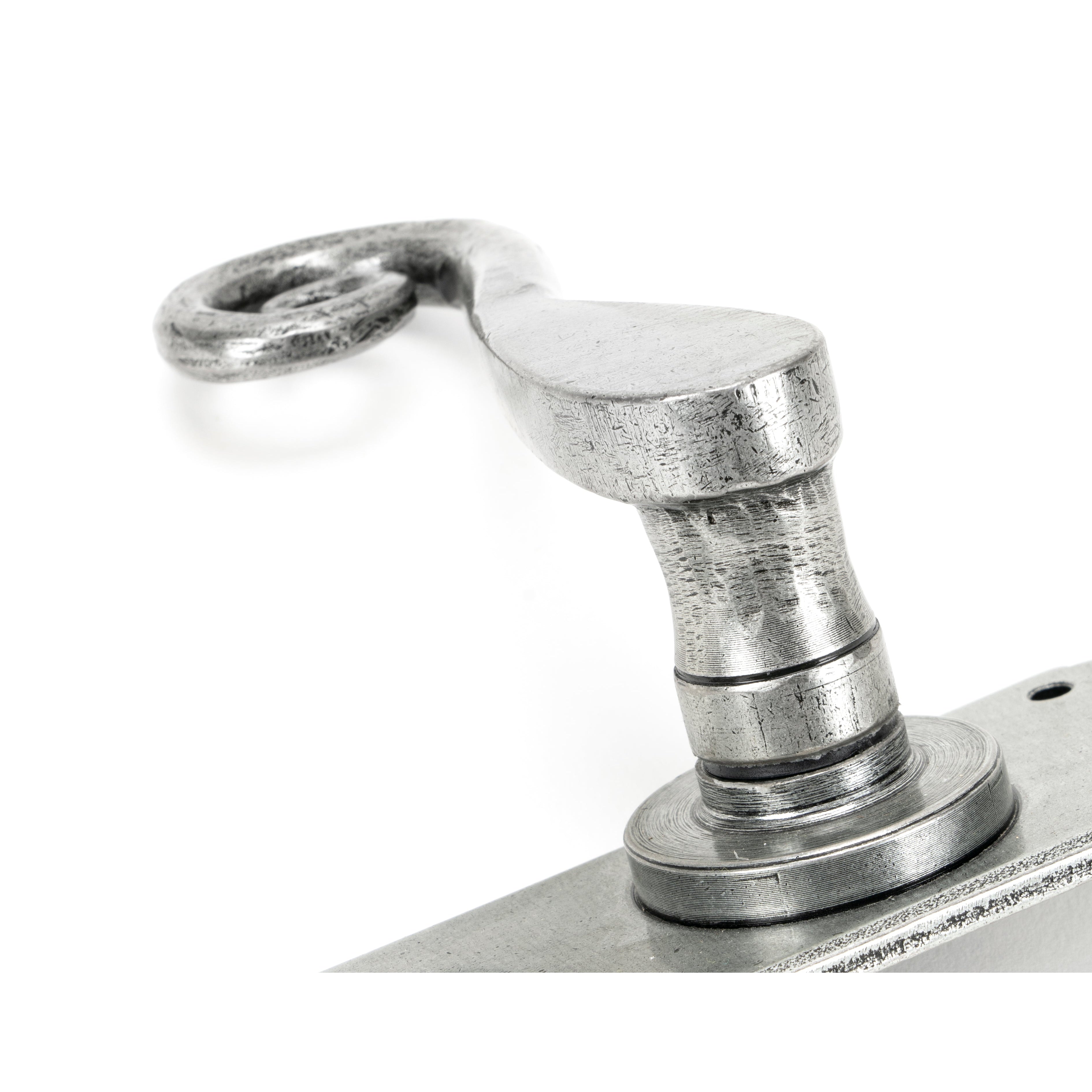 Pewter Monkeytail Lever Euro Lock Set | From The Anvil-Lever Euro-Yester Home