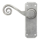 Pewter Monkeytail Lever Latch Set | From The Anvil - Lever Latch - From The Anvil - Yester Home