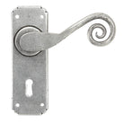 Pewter Monkeytail Lever Lock Set | From The Anvil - Lever Lock - From The Anvil - Yester Home