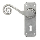 Pewter Monkeytail Lever Lock Set | From The Anvil - Lever Lock - From The Anvil - Yester Home