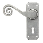 Pewter Monkeytail Lever Lock Set | From The Anvil-Lever Lock-Yester Home
