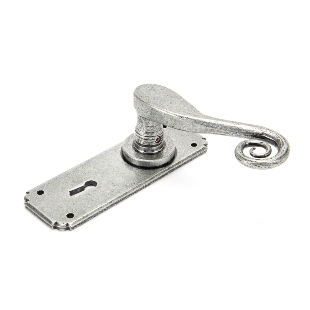 Pewter Monkeytail Lever Lock Set | From The Anvil-Lever Lock-Yester Home