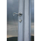 Pewter Monkeytail Lever on Rose Set (Diamond) | From The Anvil-Lever on Rose-Yester Home