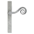 Pewter Monkeytail Slimline Lever Espag. Latch - RH | From The Anvil - Espagnolette - From The Anvil - Yester Home