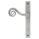 Pewter Monkeytail Slimline Lever Espag. Latch - RH | From The Anvil - Espagnolette - From The Anvil - Yester Home