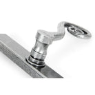 Pewter Monkeytail Slimline Lever Espag. Latch - RH | From The Anvil - Espagnolette - From The Anvil - Yester Home