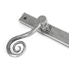 Pewter Monkeytail Slimline Lever Espag. Latch - RH | From The Anvil-Espagnolette-Yester Home