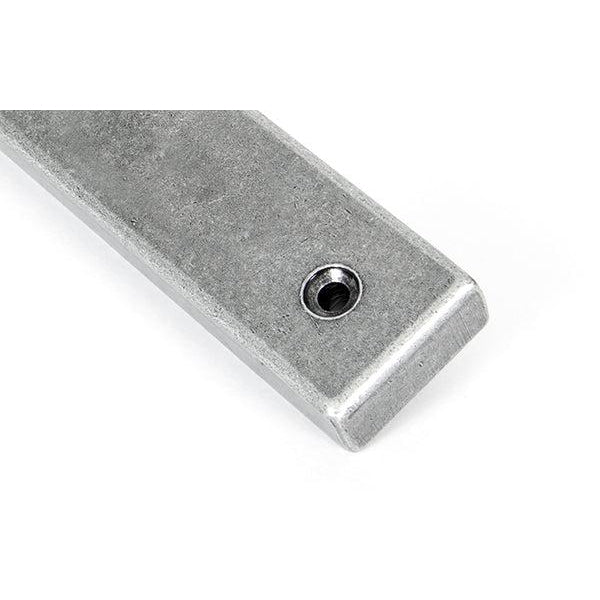 Pewter Monkeytail Slimline Lever Espag. Latch - RH | From The Anvil-Espagnolette-Yester Home