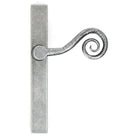 Pewter Monkeytail Slimline Lever Espag. Latch - RH | From The Anvil-Espagnolette-Yester Home